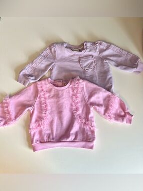 Habitual Girls Ruffle Sweatshirt- Pink & Cynthia Rowley - Lavender